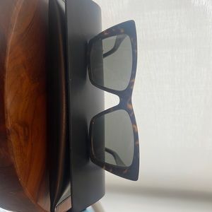 Saint Laurent Eyewear Tortoiseshell New Wave sunglasses